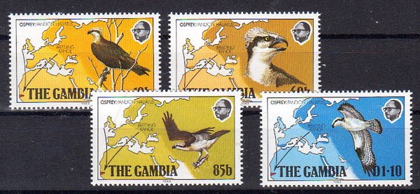 Briefmarke Gambia 479-82 **
