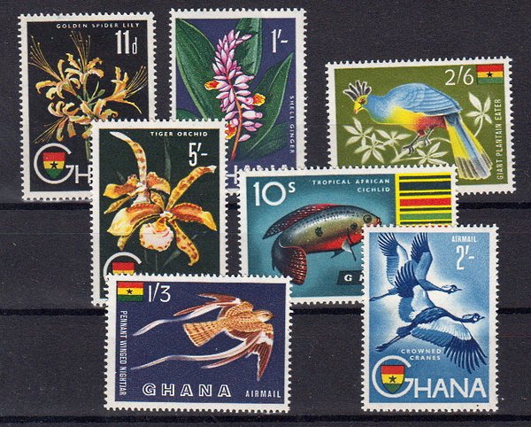 Briefmarke Ghana 56-62 **