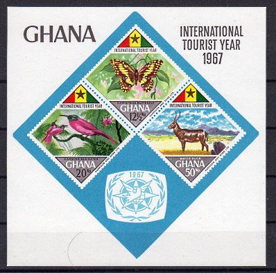 Briefmarke Ghana Block 29 **