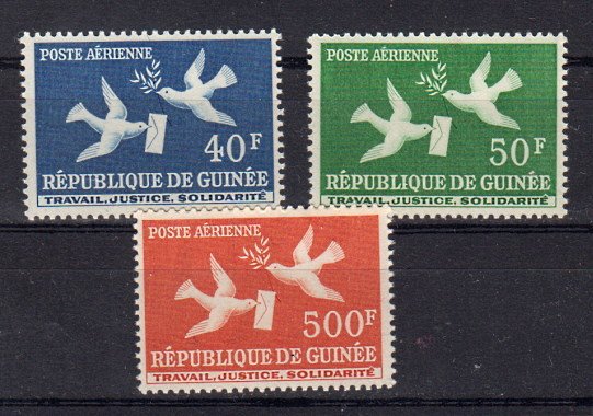 Briefmarke Guinea 26-27 + 30 **