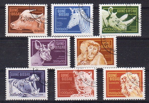 Briefmarke Guinea-Bissau 1096-103 o