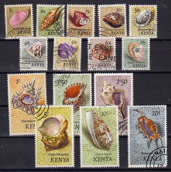 Briefmarke Kenia 36-50 o