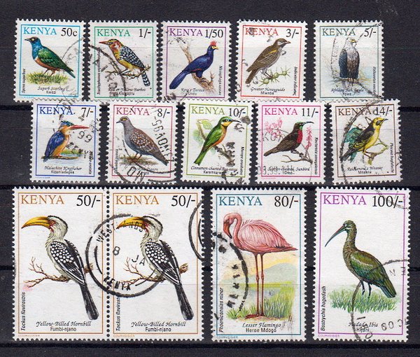 Briefmarke Kenia 573-85 o (583 Paar)