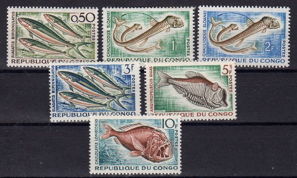 Briefmarke Kongo (Brazzaville) 13-18 **