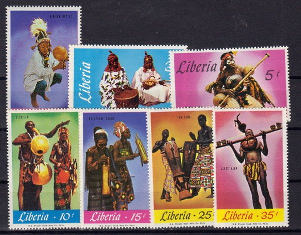Briefmarke Liberia 686-92 **