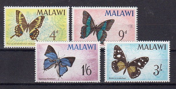 Briefmarke Malawi 37-40 **