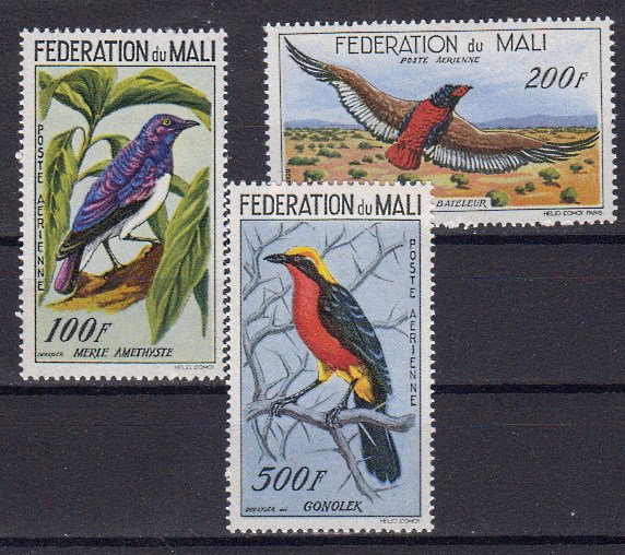 Briefmarke Mali 3-5 **