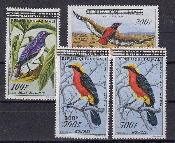 Briefmarke Mali 14-17 */**