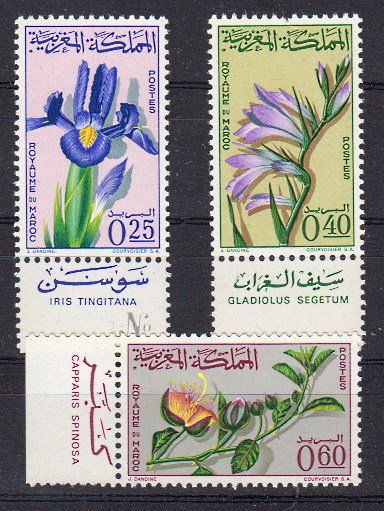 Briefmarke Marokko 542-44 **