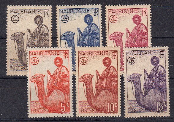 Briefmarke Mauretanien 78-83 **