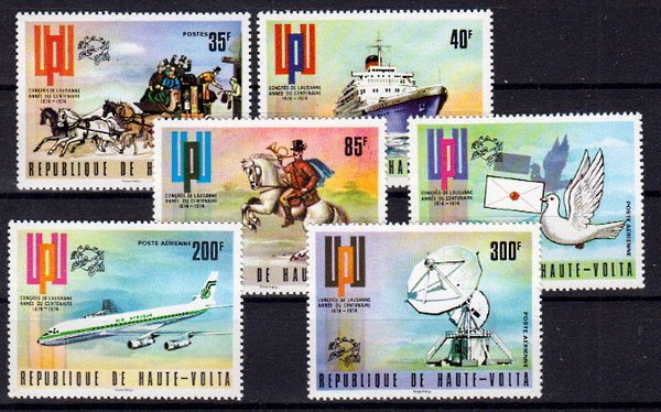 Briefmarke Obervolta 517-22 **
