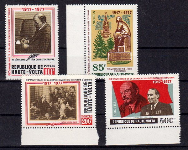 Briefmarke Obervolta 696-99 **