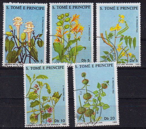 Briefmarke Sankt Thomas & Prinzeninseln 1036-40 o auch als 4er Blöcke
