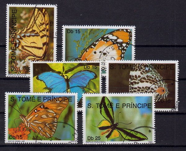 Briefmarke Sankt Thomas & Prinzeninseln 1191-96 o