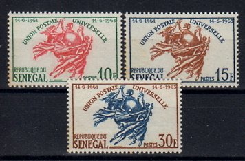 Briefmarke Senegal 264-66 **