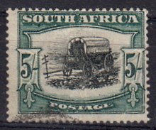 Briefmarke Südafrika 39 o Knick