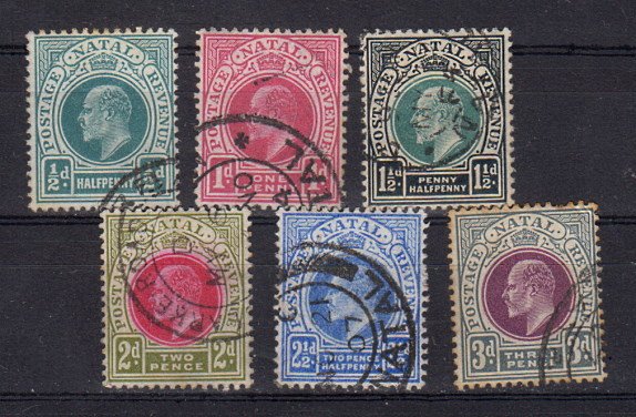 Briefmarke Natal 58-63 o
