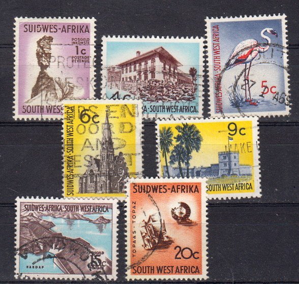 Briefmarke Südwestafrika 339 + 43-46 + 48-49 o