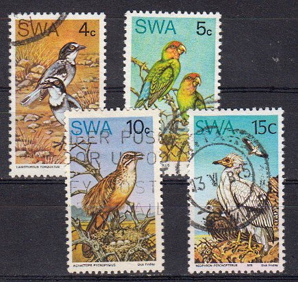 Briefmarke Südwestafrika 392-95 o