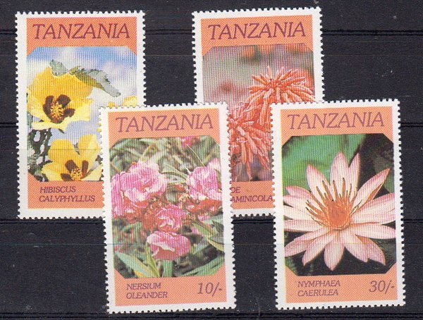 Briefmarke Tansania 324-27 **