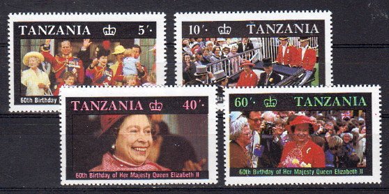 Briefmarke Tansania 391-94 **