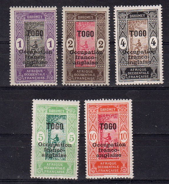 Briefmarke Togo 25-29 **
