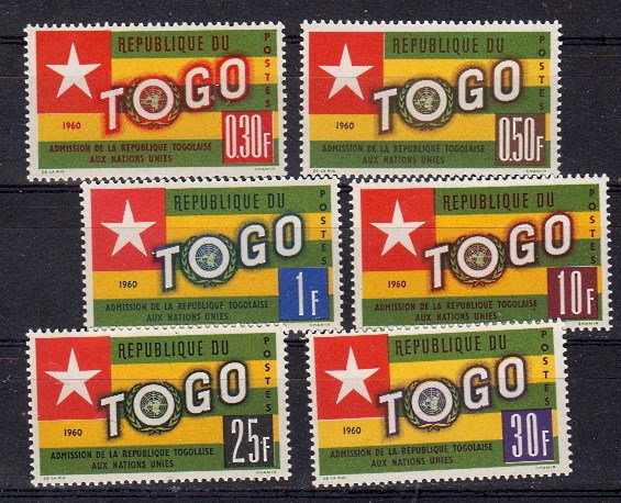 Briefmarke Togo 298-303 **