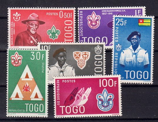 Briefmarke Togo 313-18 **