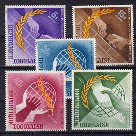 Briefmarke Togo 482-86 **