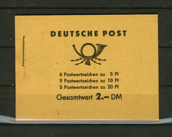 Briefmarke DDR Markenheftchen MH 3b **