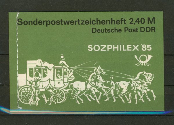 Briefmarke DDR Markenheftchen MH 8 **