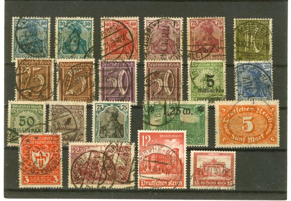Briefmarke Deutsches Reich Lot