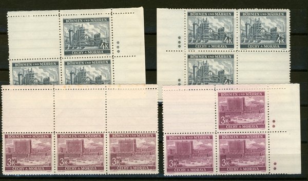 Briefmarke Böhmen und Mähren 33/34 ZD **