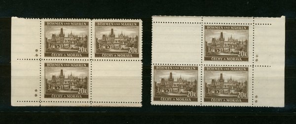 Briefmarke Böhmen und Mähren 61 ZD **