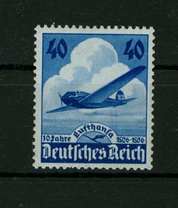 Briefmarke Deutsches Reich 603 ** Zähnchen unten nicht ganz ok!
