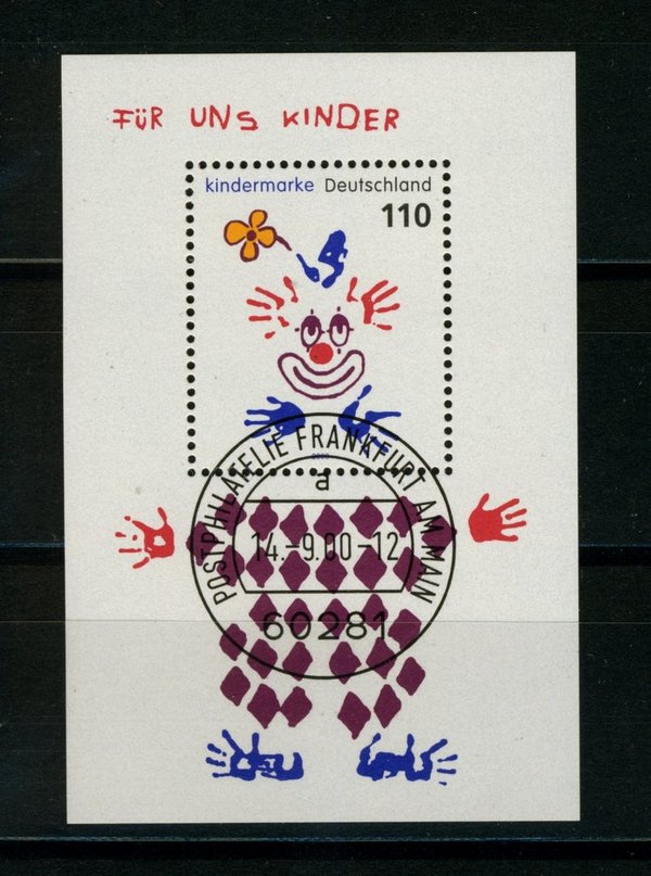 Briefmarke BRD Block 53 gestempelt  mit 2134