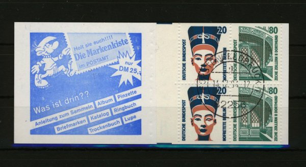 Briefmarke BRD MH 28 gestempelt