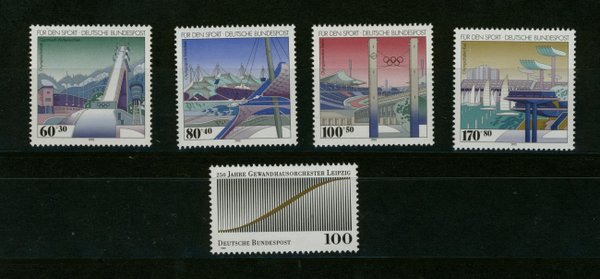 Briefmarke BRD 1650/54 **
