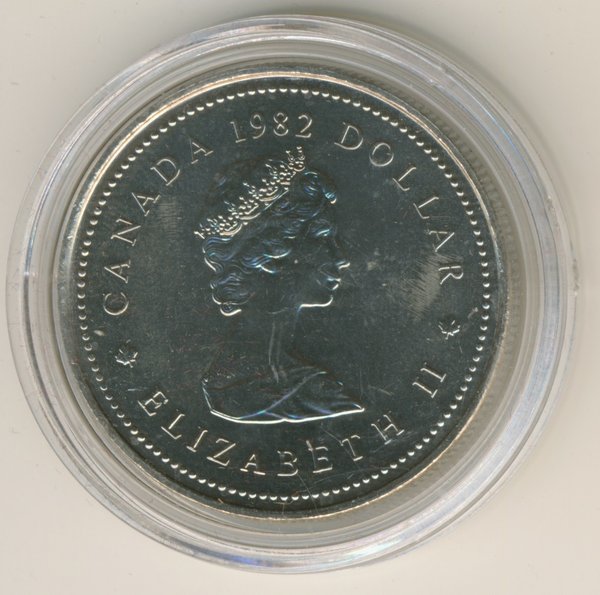 Münze Kanada 1 $ 1982 Constitution