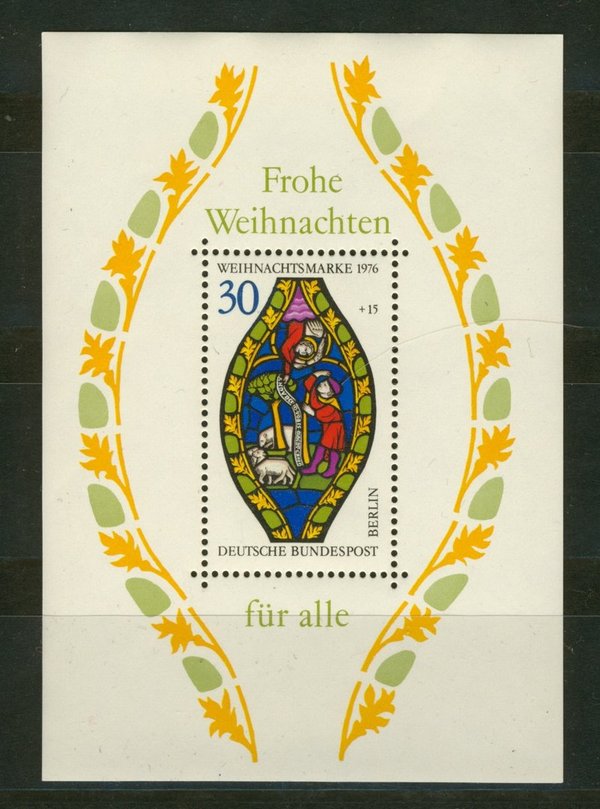 Briefmarke Berlin Block 5 ** mit 528