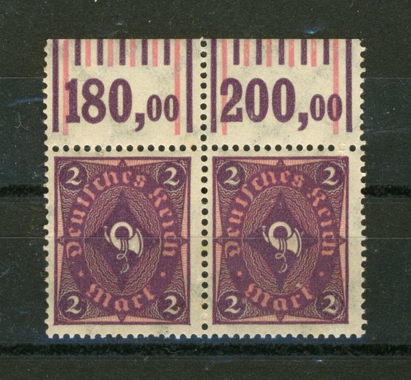 Briefmarke Deutsches Reich 191 ** WOR