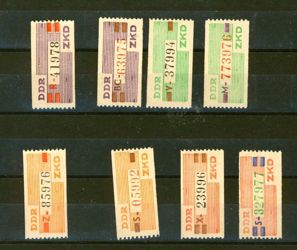 Briefmarke DDR ZKD ex IV/X **