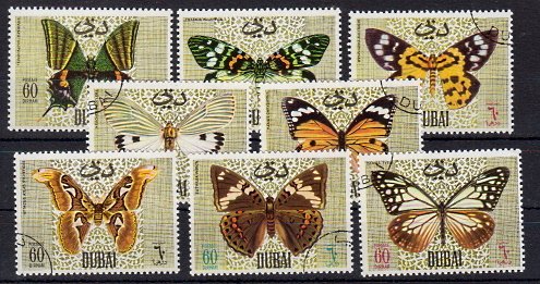 Briefmarken Dubai 295-302 o