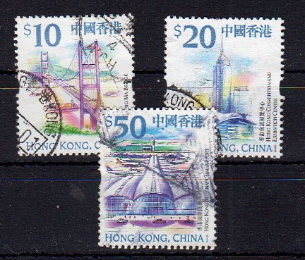 Briefmarken Hongkong 910-12 A o
