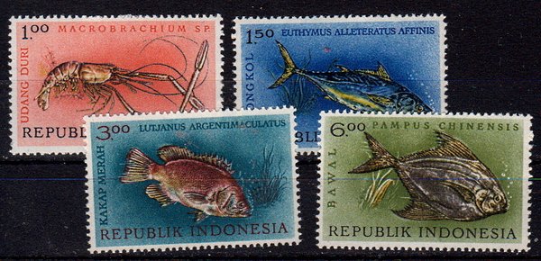 Briefmarken Indonesien 392-95 **