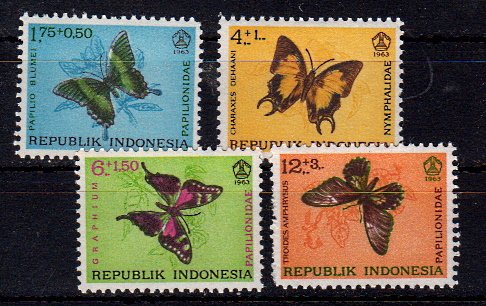 Briefmarken Indonesien 421-24 **