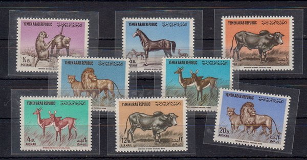 Briefmarken Jemen Arab. Republik 382-89 **