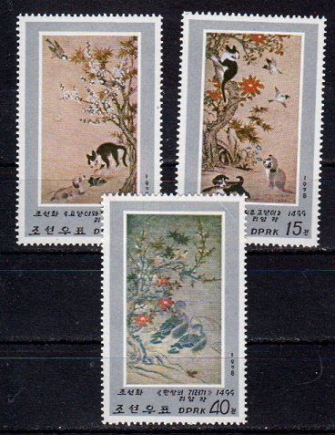 Briefmarken Korea-Nord 1802-04 **