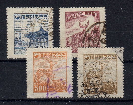 Briefmarken Korea-Süd 169-72 o