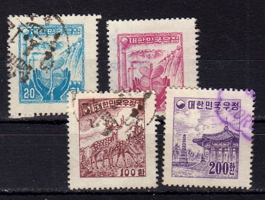 Briefmarken Korea-Süd 202-05 o
